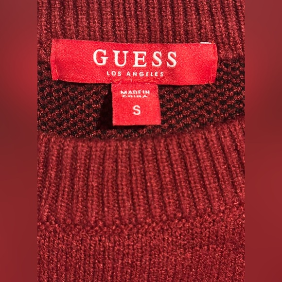 Guess Women's Bold Red Logo Sweater size S . - Picture 9 of 10